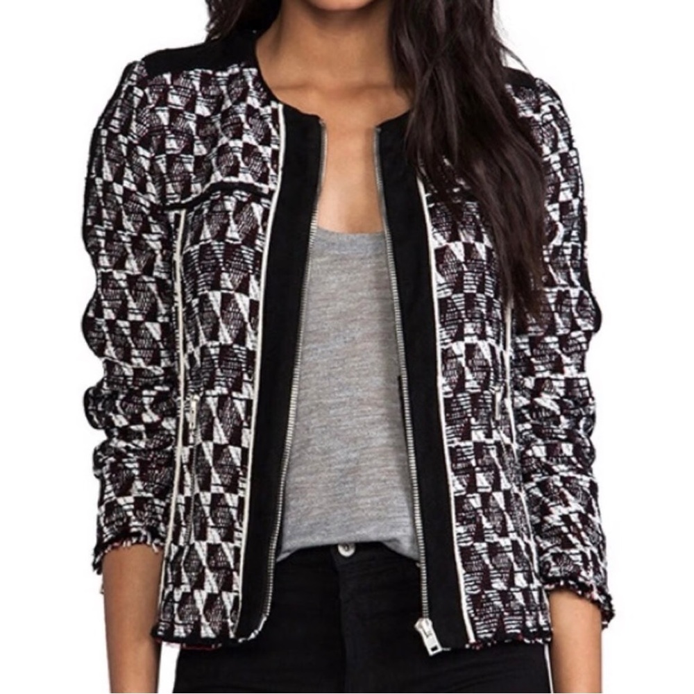 IRO Kamber Tweed Jacket Size 36